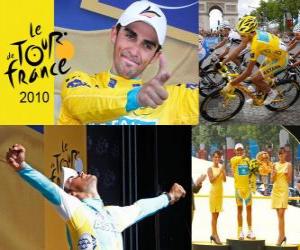yapboz Alberto Contador, Fransa Bisiklet Turu 2010 yılı galibi